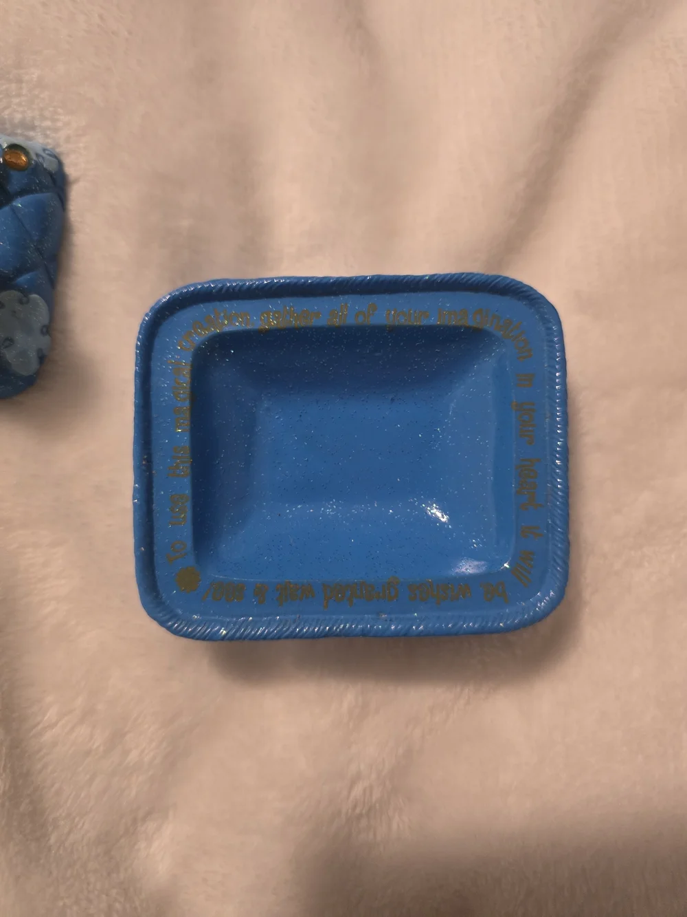 Claire's 2002 Sunny Day Blue Decorative Trinket Box